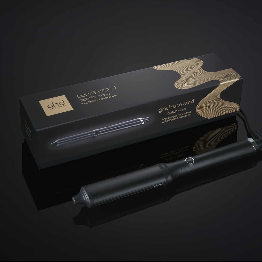 GHD classic wave hair curling wand - oval ceramic coating